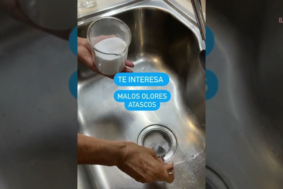 desatasco de fregadero con mal olor